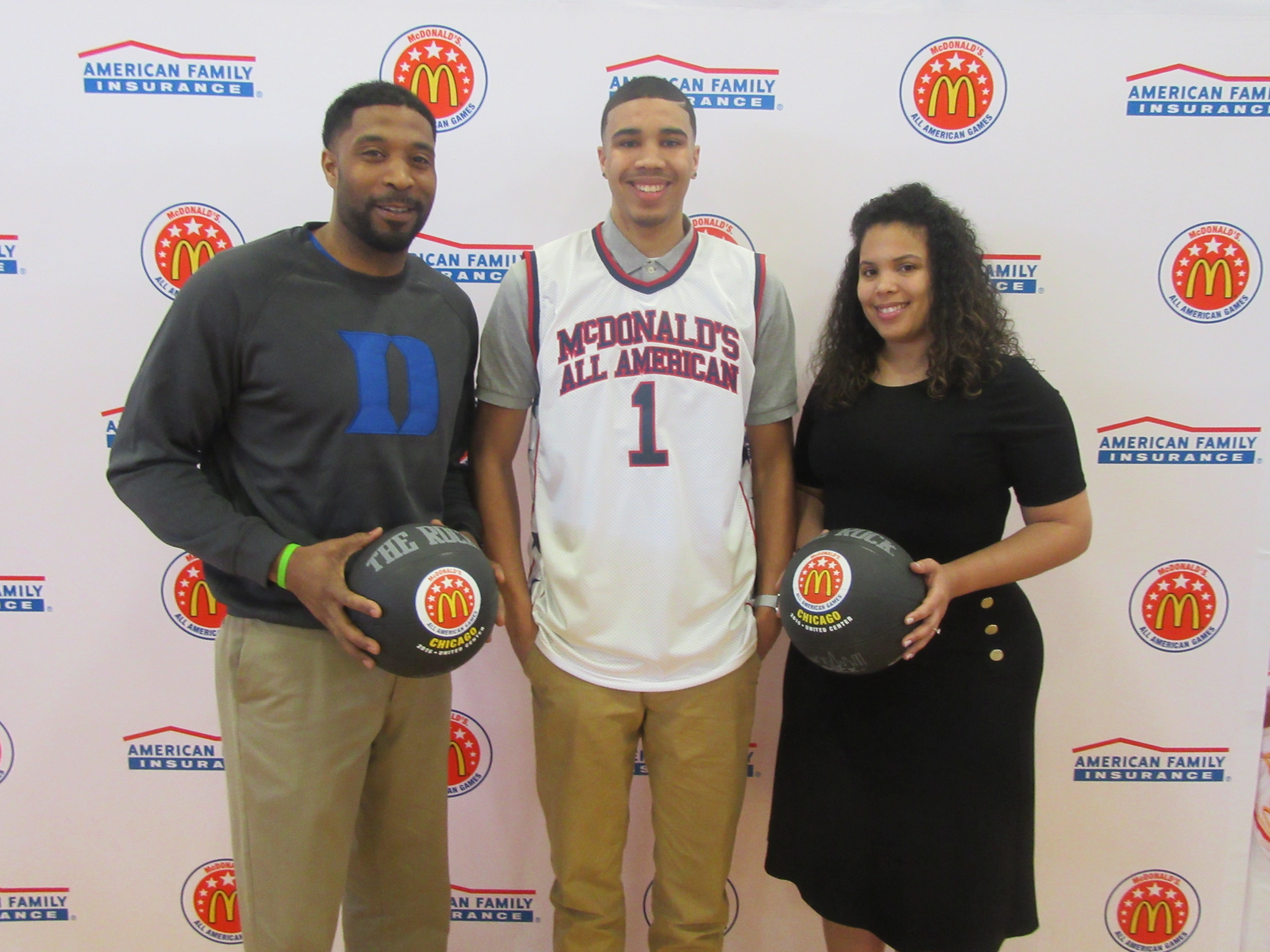 Duke-bound Jayson Tatum honored to wear same jersey as McDonald's All  American greats
