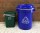 The recycling bins now used throughout the high school and other district schools