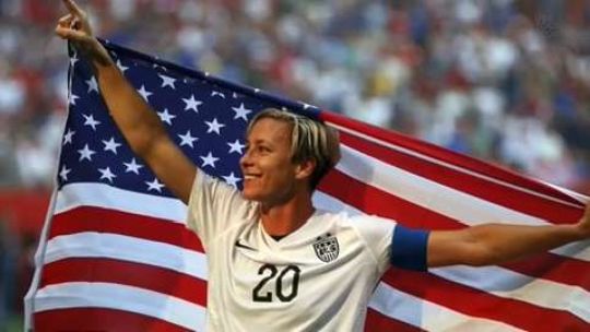 Abby Wambach also starred as a basketball player in HS. (Photo: USA Today Sports)