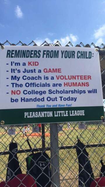 T-Ball parent i'm not you kid's dad I'm the coach and I want to