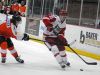 Prowlers' Roger Tagoona gains possession in the offensive zone Sunday, April 3, during the Prowlers final regular season home game at McMorran Arena this season.