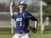 Richmond's Donnie Myers throws a pitch during a baseball game Friday, April 15, 2016 at Marine City High School.