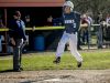 Richmond's Stefan Fenwick celebrates as he runs home to score during a baseball game Friday, April 15, 2016 at Marine City High School.