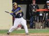 Memphis' Steven Emming gets a hit during a baseball game Thursday, April 28, 2016 at Armada High School.