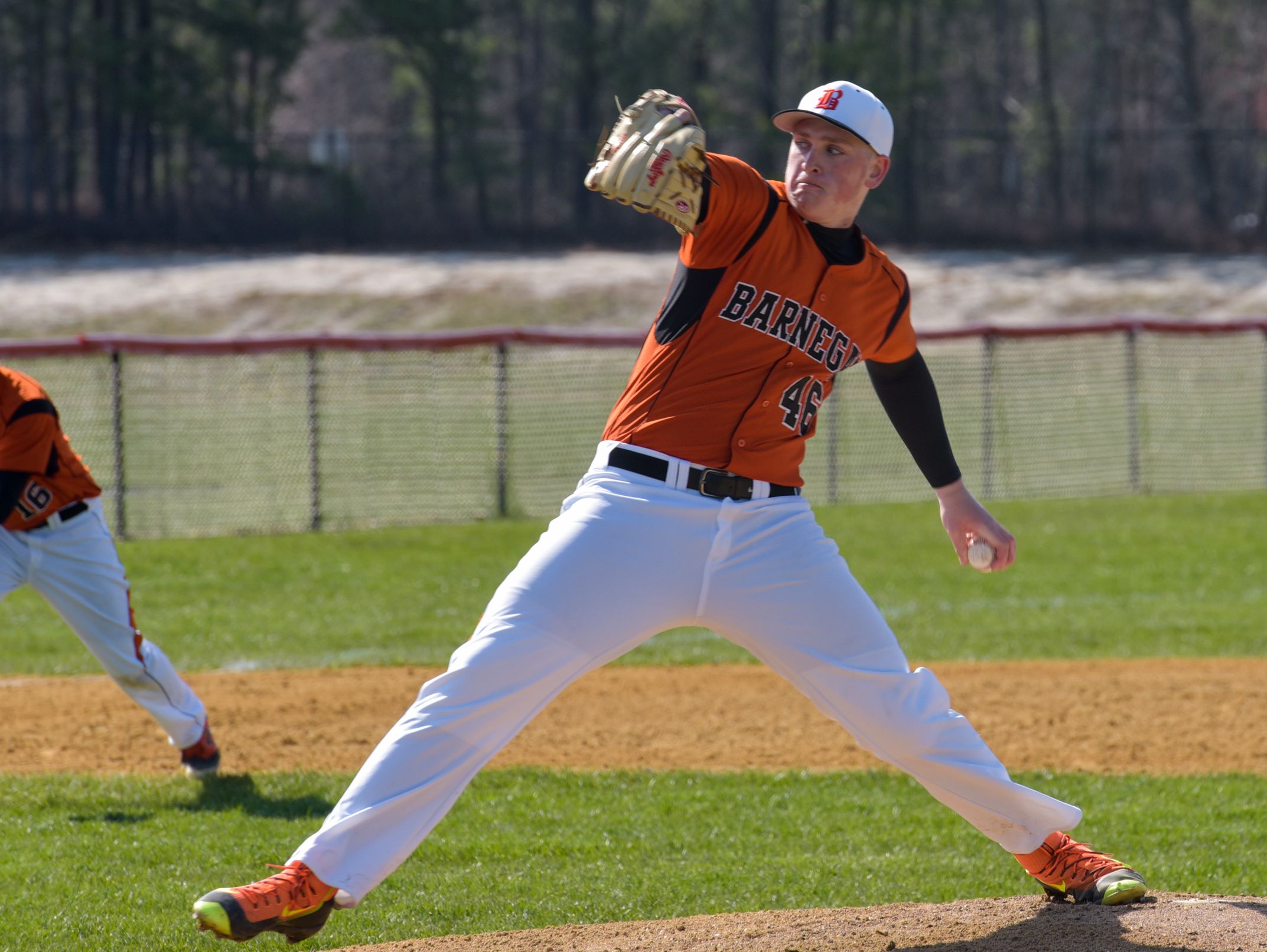 Barnegat senior left-hander Jason Groome had a successful return to the mound Saturday in an Ocean County Tournament first round game.