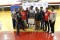 Andrew Jones is joined by his teammates after receiving a Jordan Brand Classic banner (Photo: Jordan Brand Classic)