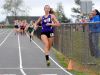 Waynesboro's Grace Brooks maintains a sizable lead in the girls' 1600 meter run during the 28th annual Augusta County Invitational Track Meet held in Greenville on Friday, April 29, 2016.