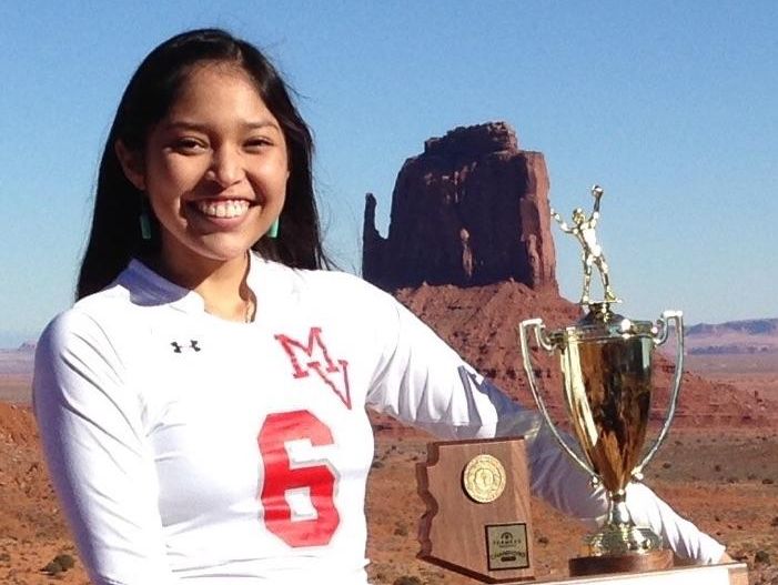 Nekiyah Draper, from Monument Valley High School, is azcentral sports' High Achiever of the Week for Nov. 19-26.