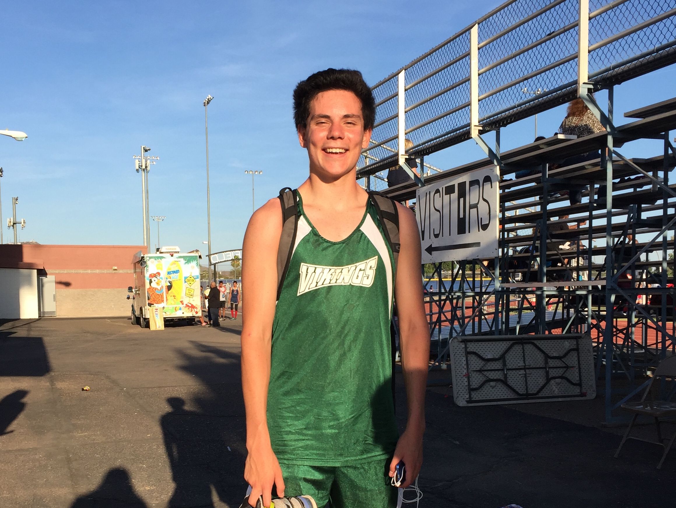 Reuben Nach, from Phoenix Sunnyslope, is azcentral sports' High Achiever of the Week for April 14-21.