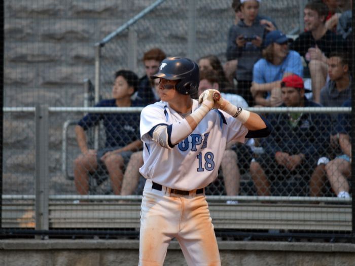 Joshua Lowe of Pope (Marietta, Ga.) is hitting .400 with nine homers and is considered a likely first-round draft choice. (Photo: Jeff Burrows, Pope baseball).