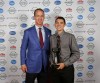 Peyton Manning with Caleb Hart during the Kentuckiana Sports Awards.June 14, 2016