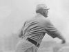 Cy Young, pitcher for Cleveland Indians, throws a pitch in this undated photo in Cleveland, Ohio. The right-hand pitcher has set various records, among them are games started, 816 or 818; completed starts, 750 or 751; and innings pitched, 7,356 or 7,377.