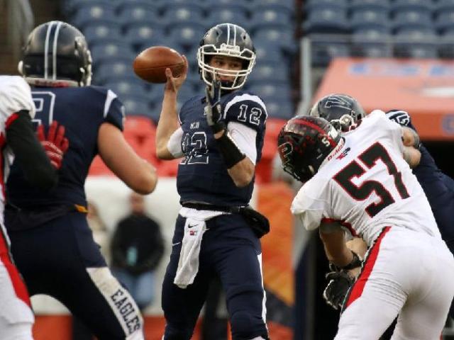 Dylan McCaffrey is a four-star dual-threat quarterback from Highlands Ranch (Colo.) Valor Christian.