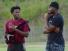 Davidsion Academy football players and Nigeria natives Ani Izuchukwu (left) and Obinna Eze (right) are two of the most sought-after football recruits in Middle Tennessee.