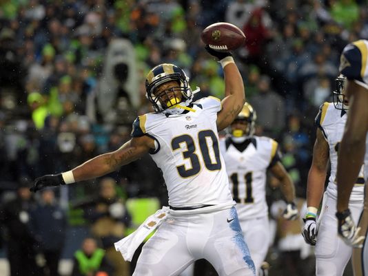 Todd Gurley said he doubled as a track star in HS. (Photo: USA Today Sports)