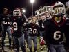Port Huron players react as they score a touchdown during the Crosstown Showdown Friday, October 23, 2015 at Memorial Stadium in Port Huron.