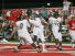 Michael Tutsie celebrates his interception and TD return (Photo: Michelle Pemberton, Indianapolis Star)