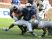 Louis Raines of St. Xavier can only watch the ball as it pops out of his grasp. St. John Bosco recovered the fumble and went on to score on the drive. St. Xavier took on St. John Bosco out of California as part of the Skyline Crosstown Showdown at Nippert Stadium (Photo: Brandon C. Severn, The Enquirer)