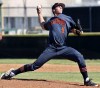 Huntington Beach pitcher Hagen Danner is a two-position prospect. (Photo: Matt Masin, Orange County Register). 