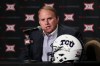 Jul 18, 2016; Dallas, TX, USA; TCU Horned Frogs head coach Gary Patterson speaks to the media during the Big 12 Media Days at Omni Dallas Hotel. Mandatory Credit: Kevin Jairaj-USA TODAY Sports ORG XMIT: USATSI-271482 ORIG FILE ID: 20160718_krj_aj6_019.JPG