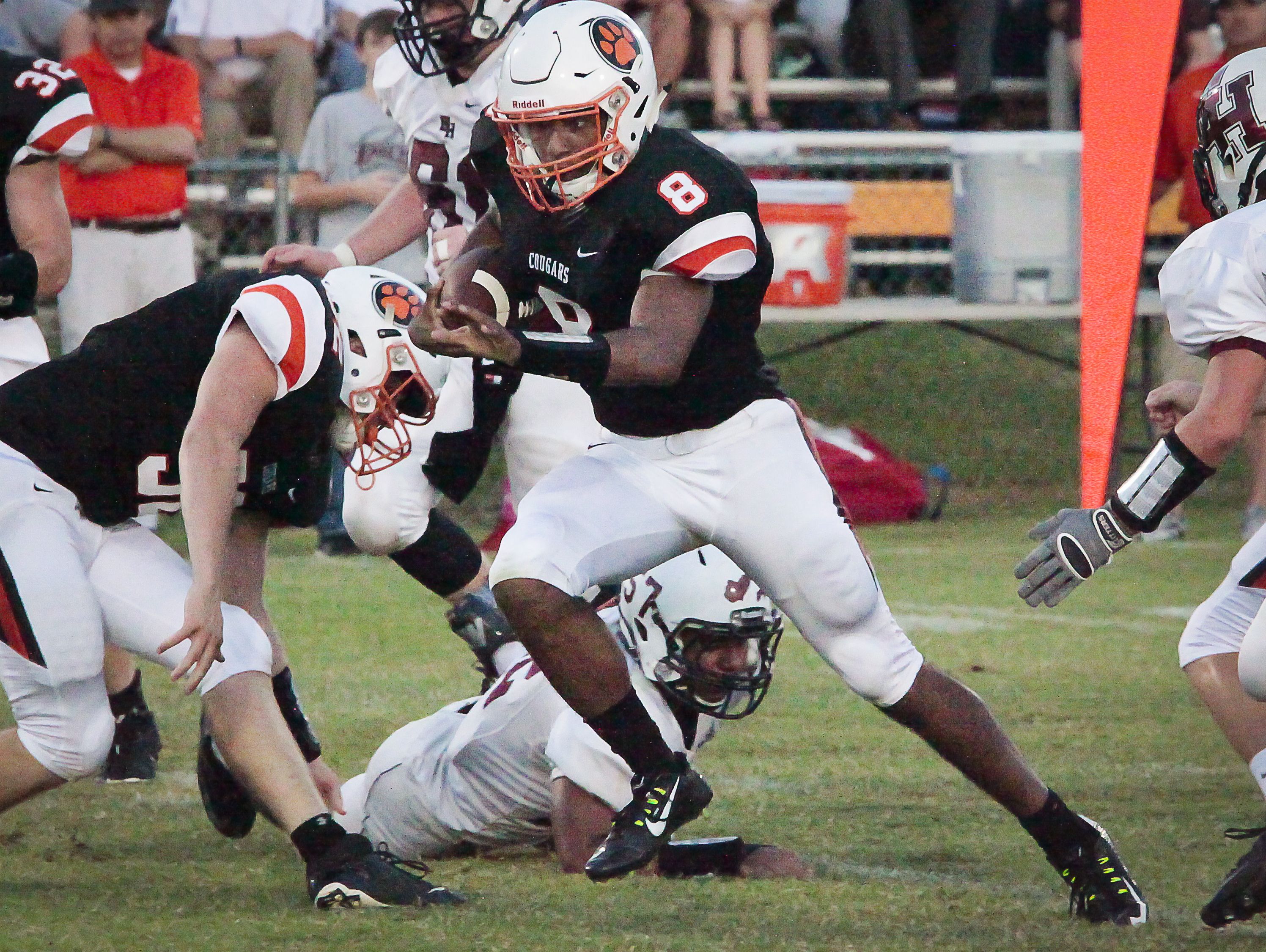 MTCS's Joseph Peck has led the Cougars to a 6-0 start as a dual-threat quarterback.