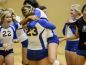 Titusville players celebrate a win during Thursday's match against Viera.