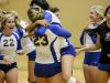 Titusville players celebrate a win during Thursday's match against Viera.