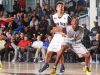 Aundre Hyatt (21) boxes out during an Elite Youth Basketball League tournament at the Brooklyn Cruise Terminal on Saturday, April 16, 2016.