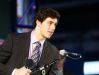 Brandon Peters accepts the award for IndyStar Mr. Football at the inaugural Indiana Sports Awards, April 28, 2016 at Lucas Oil Stadium.