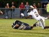 Wilson Memorial's Xavier Black dives onto a loose ball to recover a fumble for a game turnover as Buffalo Gap's Dylan Thompson dives after him during a football game played in Fishersville on Friday, Sept. 23, 2016.