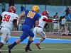 Carmel's Britt Beery (88) chases down Pike's QB.
