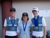 Jaden Milne (left), Will Stewart (center) and Noah Schone (right) pose for a picture after placing in the Top 3 at the end of the season.