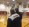 WCA coach Keith Gatlin talks with Cal assistant Tracy Webster at open gym. (Photo: Jason Jordan)