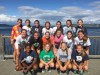 The 2016 Bellarmine Varsity girls enjoy their annual Ruston Way team run. Photo by Mary Campbell