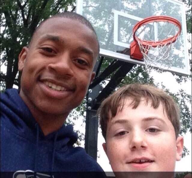 Isaiah Thomas and 14-year-old Robbie McNulty (Photo: Instagram)