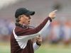Aquinas football coach Chris Battaglia, shown here during the 2015 Class AA state final, must sit out of the team's home game Sept. 24.