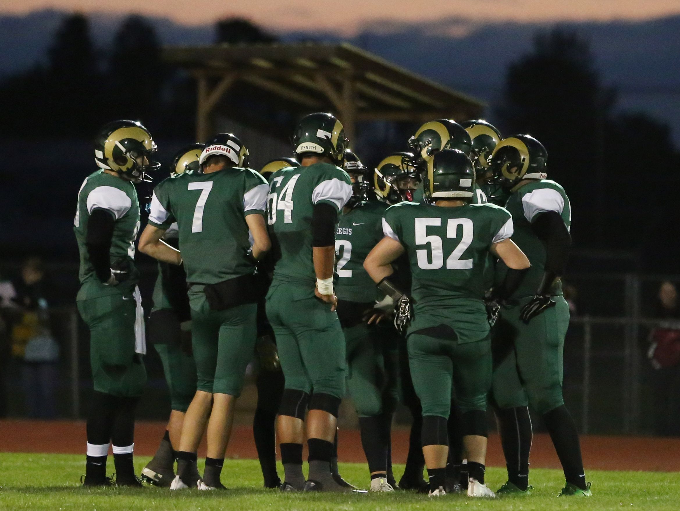Regis defeats Kennedy 15-7 in a Tri-River Conference game on Friday, Sept. 30, 2016, in Stayton.