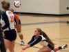 Beech's Chloee McDaniel digs for a ball against Wilson Central during Monday's District 9-AAA Tournament quarterfinals.