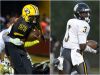 Gallatin running back Jordan Mason (left) and Hendersonville running back Anthony Hughes (right)