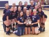White House Heritage volleyball team finished second in District 9-AA championship.