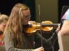 Caroline Kavanaugh rehearses for an orchestra concert during the school day at Perry Meridian High School, Tuesday, October 4, 2016.