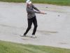 Despite windy conditions, Pine View's Noah Schone finished with a 1-under par 71 at Soldier Hollow Wednesday during the first round of the 3A State Tournament.