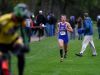 West Central's Derick Peters leads the way the Dakota XII Conference Meet at Yankton Trail Park on Thursday.