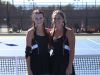 Desert Hills' Alani Plum and Allie Beck finished second in first doubles at the 3A state tournament at Liberty Park on Friday. Both are juniors and are already looking forward to a rematch next year against the Park City Miners.