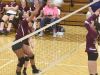 Monica Gardner goes up for the kill shot in the fourth and final game securing the 3-1 win over Eagleville.