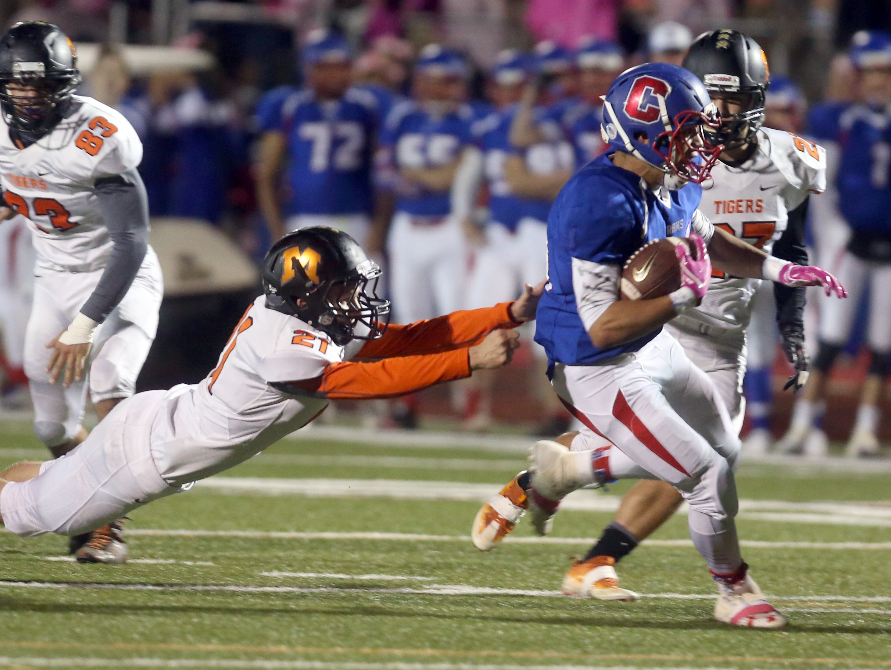 Carmel gets emotional in a 27-7 win over Mamaroneck | USA TODAY High ...