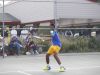 Nishanth Basavareddy returns the ball during the High School Boys Tennis State Finals, geld at North Central High School, Saturday October 15th, 2016.