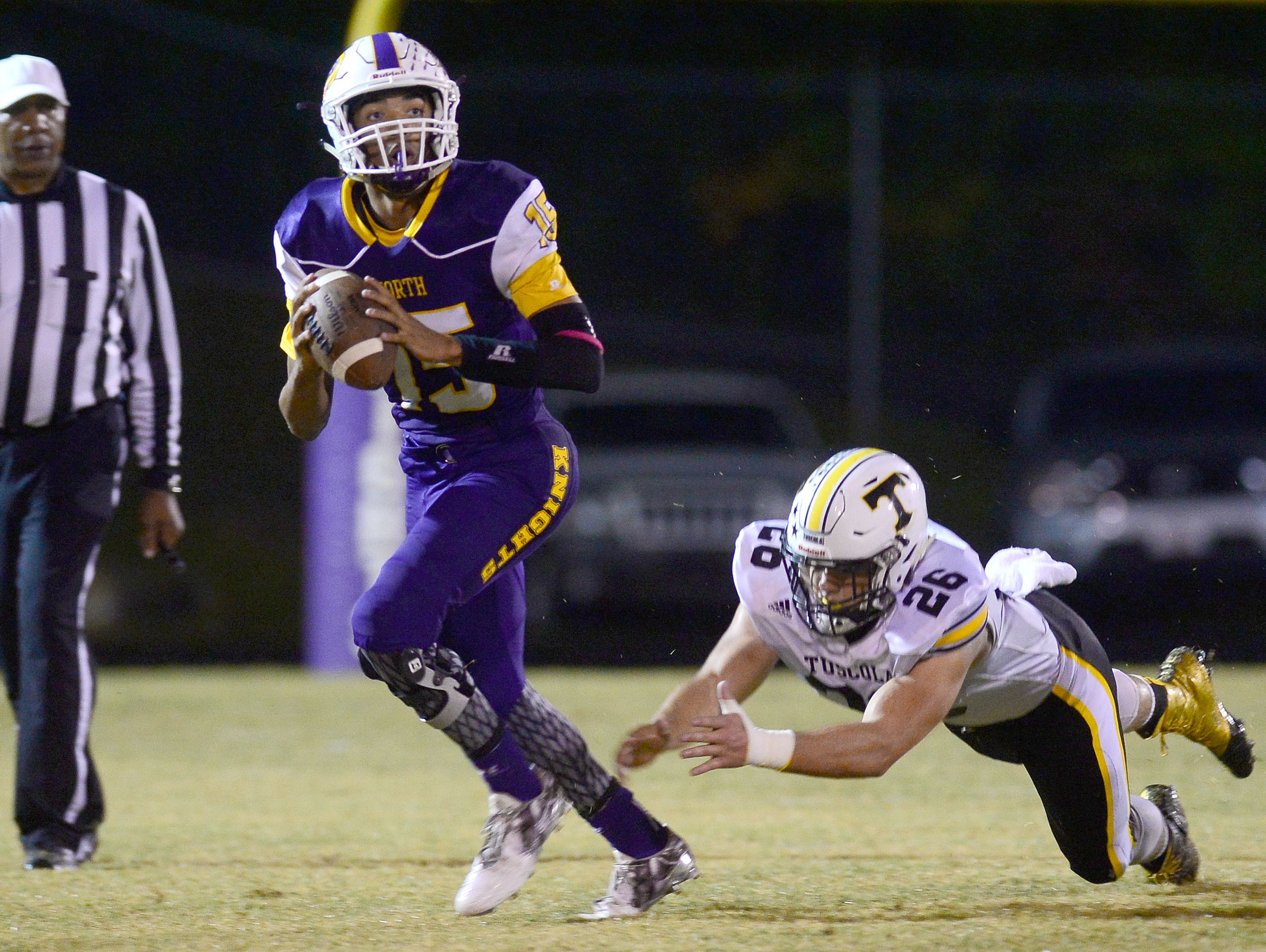 North Henderson's Kalin Ensley has become the second Western North Carolina sophomore to pass for 1,000 yards this fall.