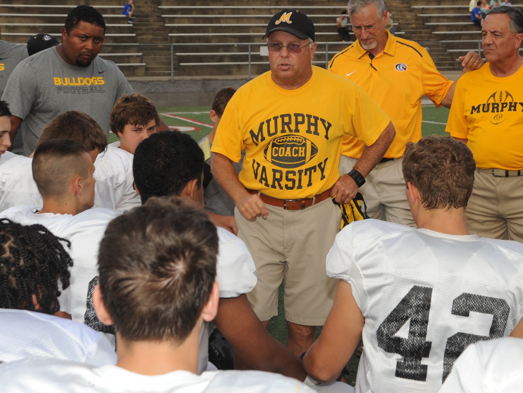 Murphy's David Gentry is the North Carolina head coach for this year's Shrine Bowl.