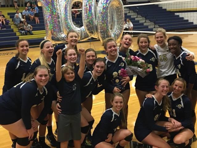 Roberson junior Sophia Fantauzzi dished out the 1,000th assist of her volleyball career in Tuesday's 3-1 home win over Enka.